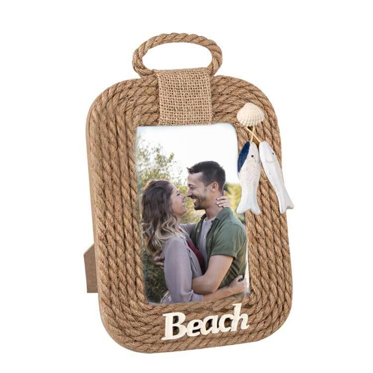 Beach Hasır İpli 10x15 Ahşap Çerçeve - 1