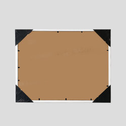 2'li Paket Ahşap Hasır Duvar Fotoğraf Çerçevesi - 37x47cm - 5