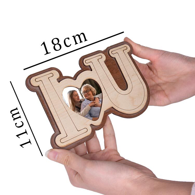 Ahşap I Love You 11x18cm Fotoğraf Çerçevesi - 10'lu Paket - 2