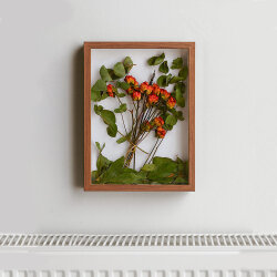 Ahşap Kahverengi Derin Çerçeve Kutu - 22x27cm - 8