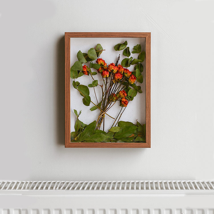 Ahşap Kahverengi Derin Çerçeve Kutu - 22x27cm - 8
