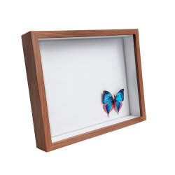 Ahşap Kahverengi Derin Çerçeve Kutu - 22x27cm - 1
