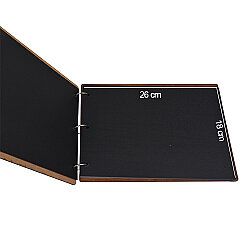 Ahşap Dikdörtgen Kendin Yap Fotoğraf Albümü - NobbyStar (1)