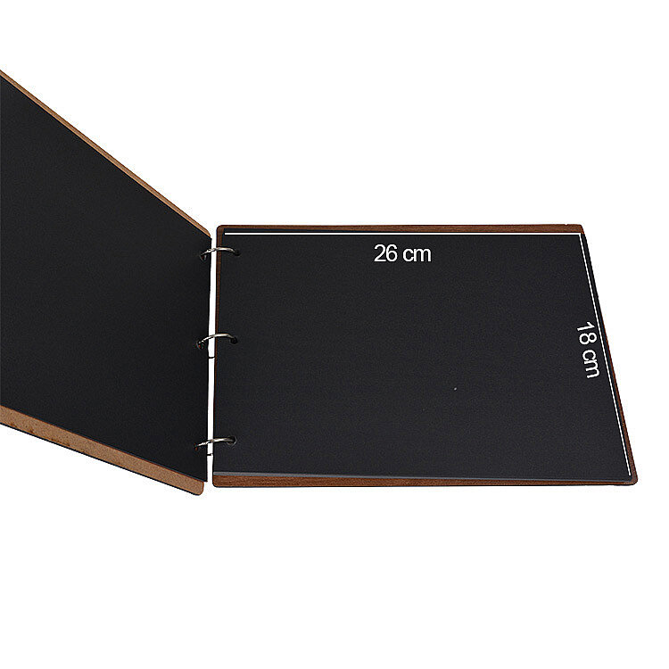 Ahşap Dikdörtgen Kendin Yap Fotoğraf Albümü - 3