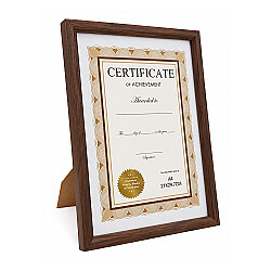 Ahşap Klasik A4 Diploma ve Sertifika Çerçevesi - 21x29.7cm - NobbyStar