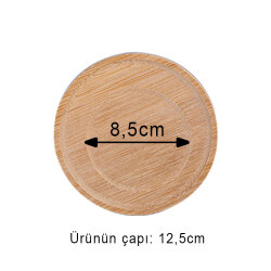 Ahşap Kupa ve Fincan Altlığı - 6'lı paket - 4