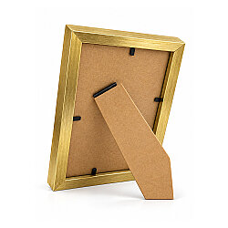 Ahşap Metalik Gold Fotoğraf Çerçevesi - 10x15cm - 5
