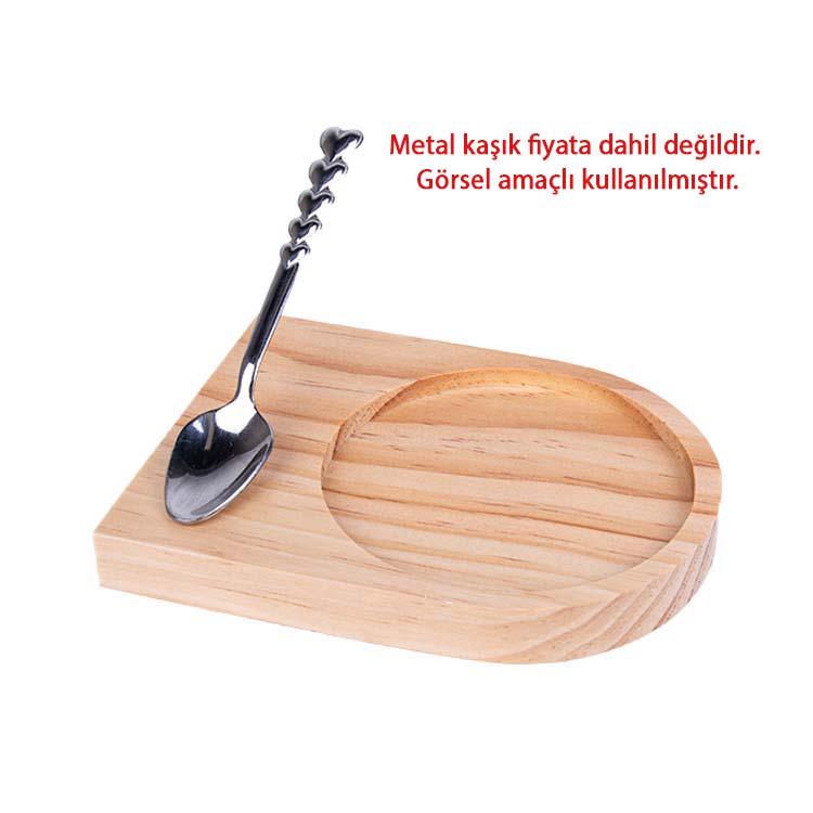 Ahşap Mıknatıslı Bardak Altlığı - Stand - 5