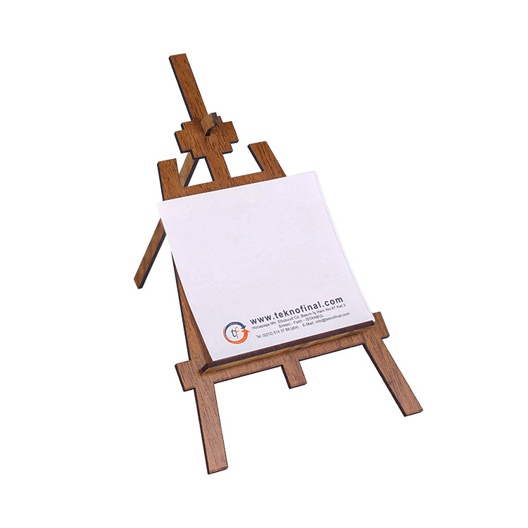 Ahşap Mini Şövale Stand - 25 Adet - 4