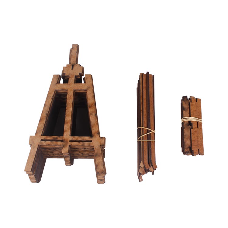 Ahşap Mini Şövale Stand - 25 Adet - 5