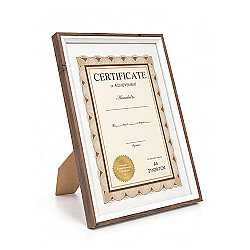 Ahşap Modern A4 Diploma ve Sertifika Çerçevesi - 21x29.7cm - NobbyStar