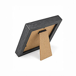 Ahşap Modern Antrasit Mini Fotoğraf Çerçeve - 10x10cm - 5