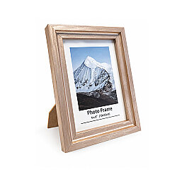 Ahşap Modern Bronz Gold Fotoğraf Çerçevesi - 10x15cm - NobbyStar