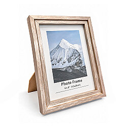 Ahşap Modern Bronz Gold Fotoğraf Çerçevesi - 15x20cm - NobbyStar