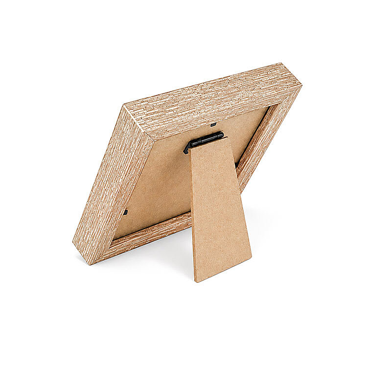 Ahşap Modern Bronz Gold Mini Fotoğraf Çerçevesi - 10x10cm - 5