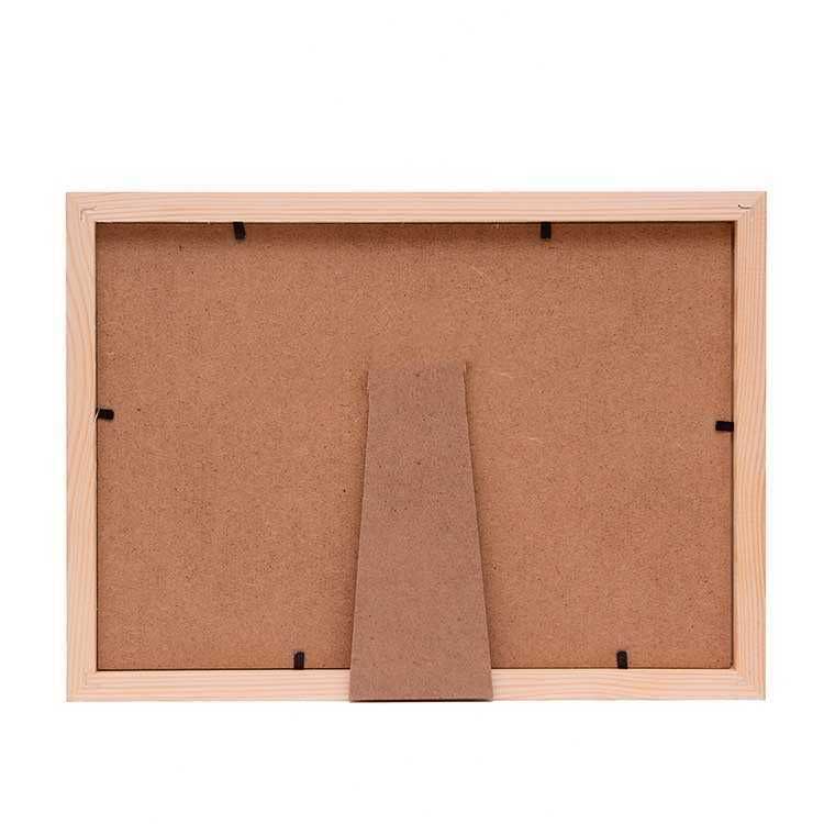 Ahşap Paspartulu Yatay Fotoğraflı Anı Çerçevesi 22,5x27,5 Cm - 2