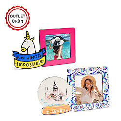 Ahşap Pola Fotoğraf Çerçevesi - 9x10cm - NobbyStar