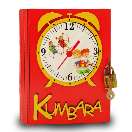 Sublimasyon Kilitli ve Ahşap Kumbara - 1