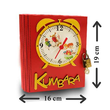 Sublimasyon Kilitli ve Ahşap Kumbara - 3