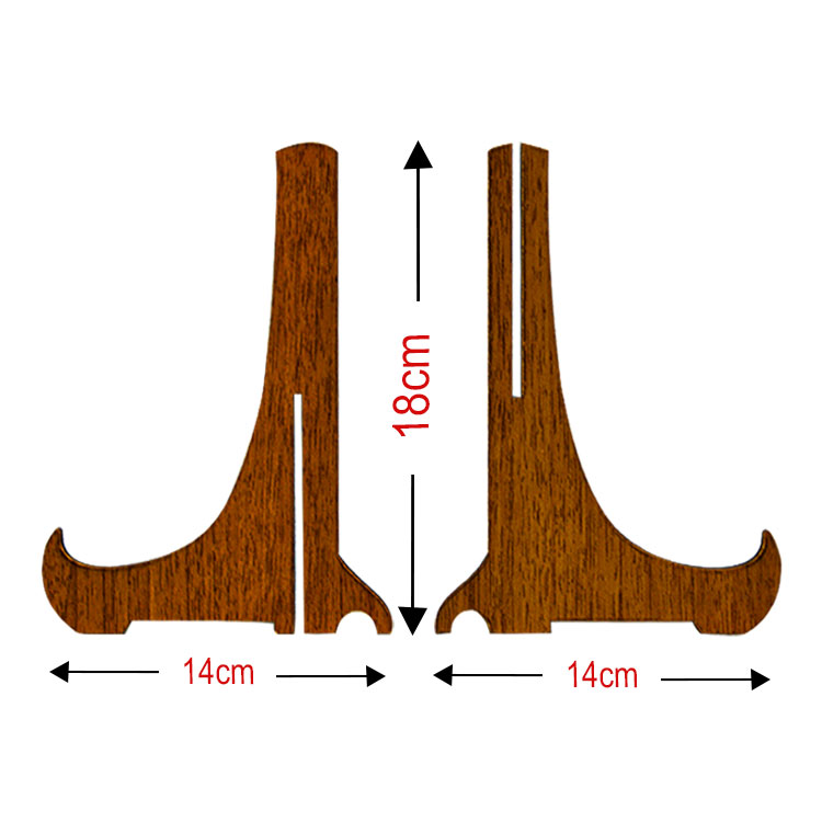 Ahşap Teşhir Ayak Standı - 18cm