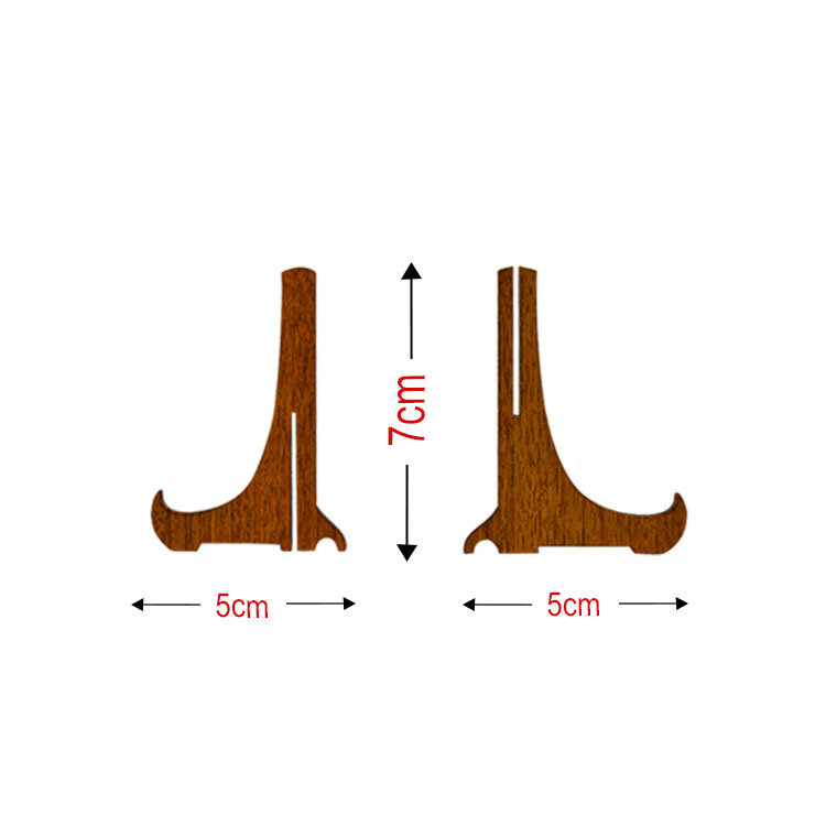 Ahşap Teşhir Ayak Standı - 7cm - 1