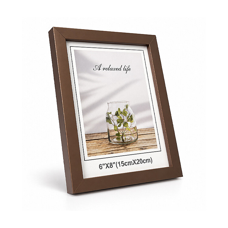 Ahşap Vizon Kahverengi Fotoğraf Çerçevesi - 15x20cm - 1