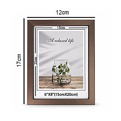 Ahşap Vizon Kahverengi Fotoğraf Çerçevesi - 15x20cm - 4