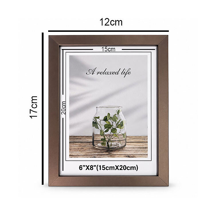 Ahşap Vizon Kahverengi Fotoğraf Çerçevesi - 15x20cm - 4