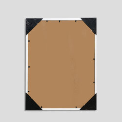 2'li Paket Ahşap Yazı Tahtalı İpli Duvar Fotoğraf Çerçevesi - 37x47cm - 3