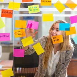 Akıllı Not Kağıdı 7x10cm 50 Sayfa Yapışkansız Post-it - 5