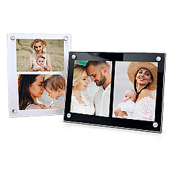 Akrilik İkili Fotoğraf Çerçevesi - 13x18cm - NobbyStar