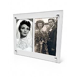 Akrilik İkili Fotoğraf Çerçevesi - 13x18cm - 9