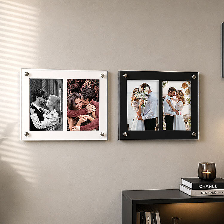 Akrilik İkili Fotoğraf Çerçevesi - 13x18cm - 2