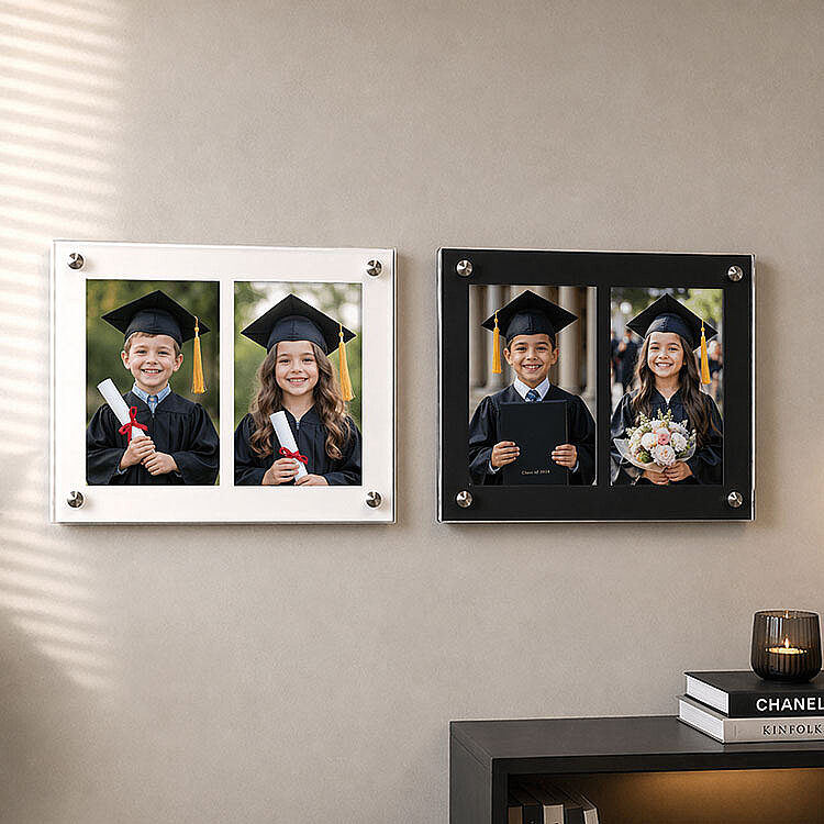 Akrilik İkili Fotoğraf Çerçevesi - 13x18cm - 1