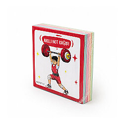 Arabalı ve Motorlu Mini Akıllı Not Kağıdı 50 Yaprak Yapışkanız Post-it - 4'lü Paket - 9