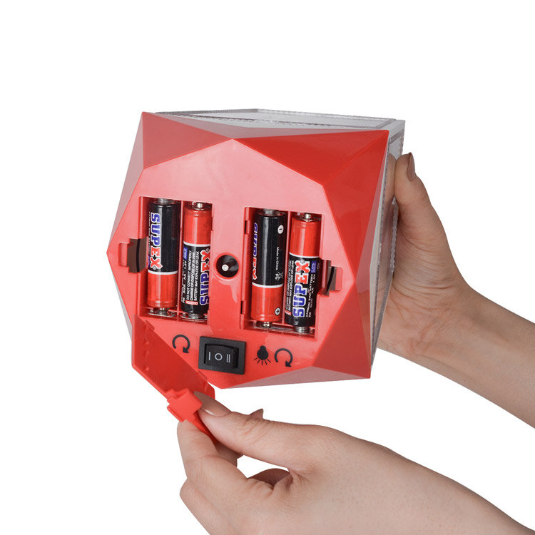 Ay Yıldız Led Işıklı Dönen Küp Çerçeve - 9