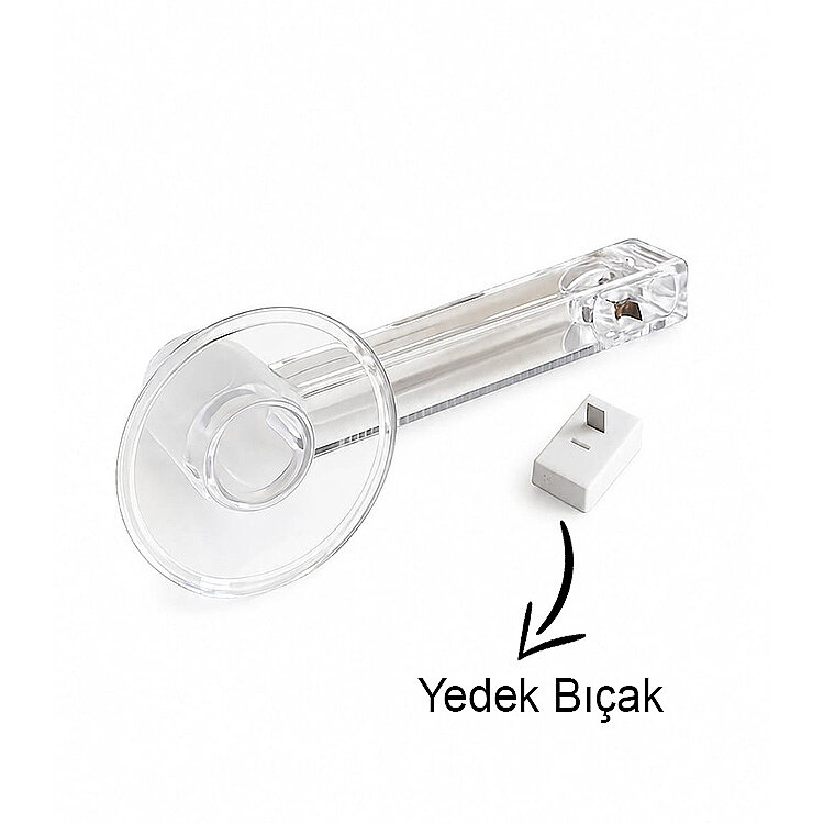 Ayarlanabilir Plastik Yuvarlak Rozet Kesici - 70x120mm - 2