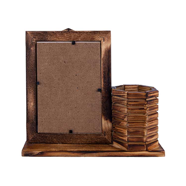 Bamboo Frame with Pen Holder - 5
