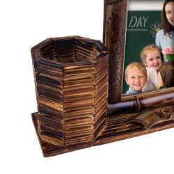 Bamboo Frame with Pen Holder - 3