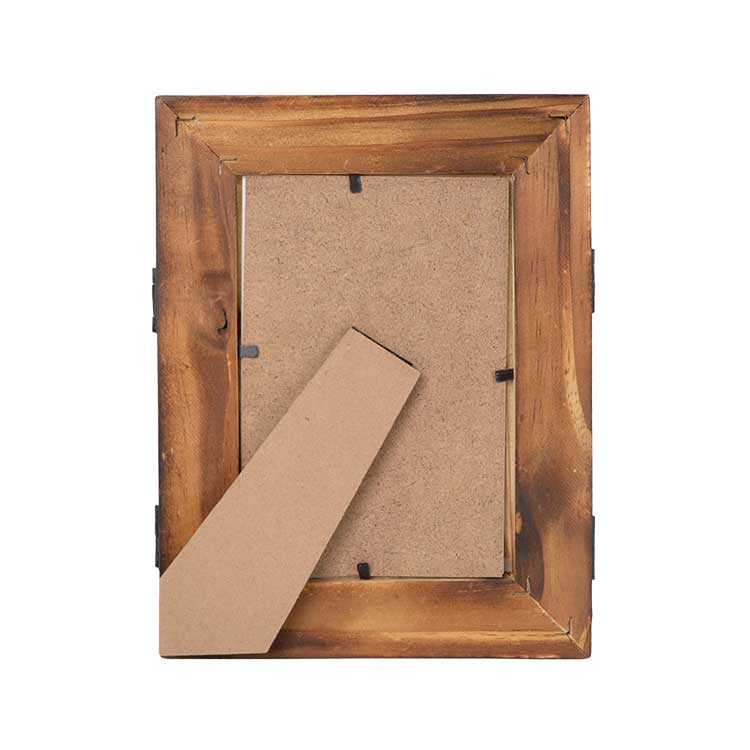 Bamboo Photo Frame with Flower-Patterned Window
