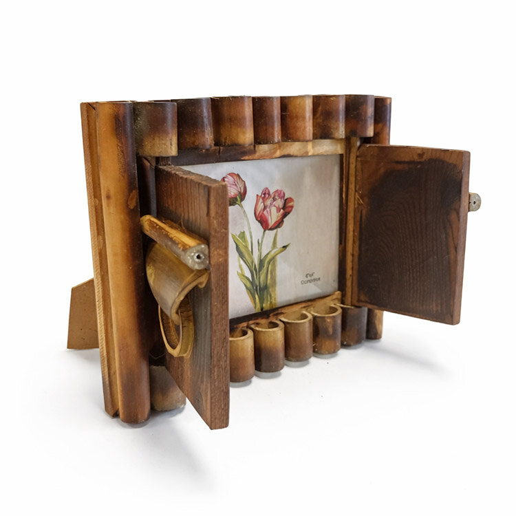 Bamboo Photo Frame with Window - 10x15 - 1