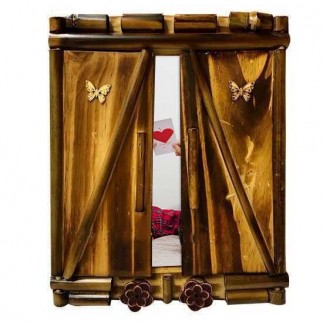 NobbyStar Hediye - Bamboo Photo Frame with Window - 15x21 (1)