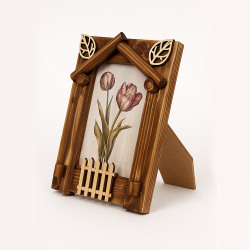 Bambu Dekoratif Fotoğraf Çerçevesi - 10x15cm - 5