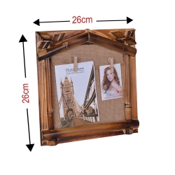 Bambu Hasır İpli Duvar Fotoğraf Çerçevesi - 6
