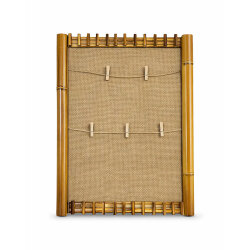 Bambu İpli Mandallı Fotoğraf Çerçevesi - 36x47cm - 4