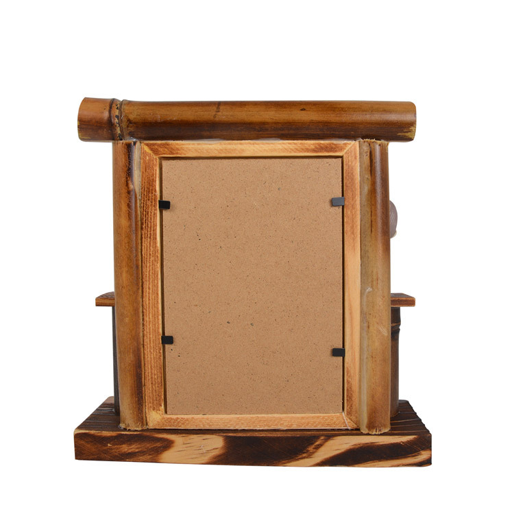 Bambu Kız Erkek Biblo Fotoğraf Çerçevesi - 4