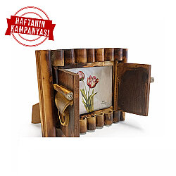 Bambu Pencereli Fotoğraf Çerçevesi - 10x15cm - NobbyStar