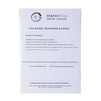 Best Pamuklu Zemin Toz Baskı Kağıdı (10adet) - 2