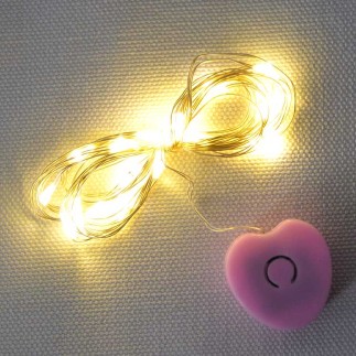 Saat Pilli Beyaz Peri Led - 2 Metre - 4