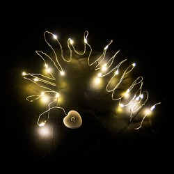 Saat Pilli Beyaz Peri Led - 2 Metre - 2